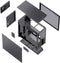 Jonsbo D41 MESH - Midi Tower - ATX ondersteuning - Zwart