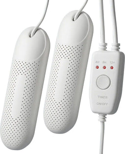 Nuvance Schoenendroger - Schoendroger met Timer - Schoenverfrisser - Droogfunctie - Shoedryer - Wit