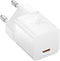 Baseus GaN5 30W - USB-C Snellader - Compact en snel opladen - Wit