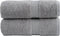 vidaXL - Gastendoekjes - SOLUND - 2 - st - 600 - g/m² - 30x30 - cm - grijs