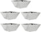 vidaXL - Plantenkommen - voor - in - de - tuin - 5 - stuks - 35x35x15 - cm - Gegalvaniseerd - Staal