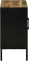 vidaXL - Dressoir - 70x35x70 - cm - Massief - Ruw - Mango - Hout