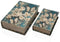 Versa - Decoratieve Doos - Boek Blommor - Multicolour (2 stuks)