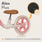 Lionelo Alex Plus - Kinderloopfiets - Verstelbaar zadel & stuur - Roze