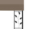 vidaXL - Wandprieel - 4x3x2,5 - m - taupe