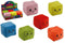 Giant - 6 stuks - Slow rise pluche squeeze kubus Fidget - Diverse designs