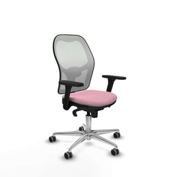 Piqueras y Crespo 3D086G0 - Bureaustoel - Verstelbare hoogte met armleuning - Roze