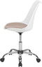 DAKOTA - Bureaustoel - Wit - Polypropyleen