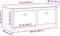 vidaXL - Gangbank - BODO - 114x40x45 - cm - wit
