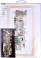 Thea Gouverneur - Borduurpakket met telpatroon - 545.05 - Voorgesorteerde DMC Garens - Athene Griekenland - Zwart Aida - 79 cm x 50 cm - DIY Kit