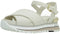 Liu Jo Dames Sandalen - Plateau sandalen met Monogramlogo - Butter - Maat 38
