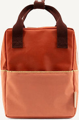 Sticky Lemon Backpack/Boekentas Small Meadows Colourblocking - Love Story Red - Moonrise Pink