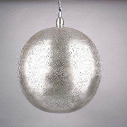 Safaary - Oosterse Hanglamp Dalal Nikkel Goud Ø 50 x 62cm