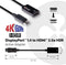 Club3D CAC-1080 - DisplayPort 1.4 naar HDMI 2.0b Adapter - HDR ondersteuning - Zwart