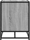 vidaXL - Schoenenbank - 80x40x53,5 - cm - bewerkt - hout - en - metaal - grijs - sonoma