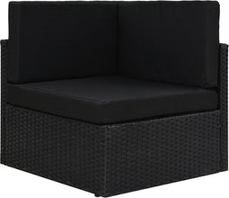 vidaXL-Hoekbank-sectioneel-poly-rattan-zwart