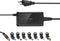 Hama Slim & Light - Universele notebook-netadapter - 8 stekkers - Zwart
