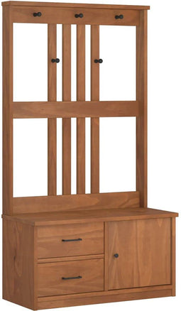 vidaXL - Halboom - SANDENS - 87x40x159,5 - cm - massief - grenenhout