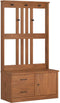 vidaXL - Halboom - SANDENS - 87x40x159,5 - cm - massief - grenenhout