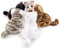 Trudi Knuffel Kitten Brad 24 Cm Pluche Wit/grijs