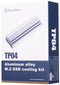 Silverstone TP04 - M.2 SSD Koeling - Passieve Koeling - Zilver
