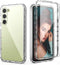 Podec Samsung Galaxy S23 - 2-in-1 Hoesje met Screenprotector - Anti-Shock - Doorzichtig