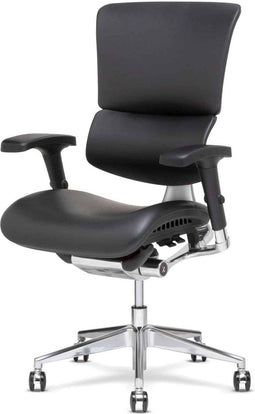 X-Chair bureaustoel X4 brisa leer Zwart