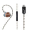 FIIO FP3 TC - In-ear monitors - 14,5 mm planar magnetic driver - Zwart walnoothout