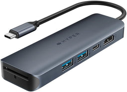 Targus HyperDrive Next - USB Hub - 1x HDMI 2.0 2x USB 3.2 Gen1 2x USB 3.2 Gen2 - Zwart