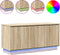 vidaXL - TV-kast - in - Sonoma - Eik - 100x38x49 - cm - - - Gelaagd - Hout
