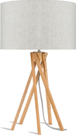 GOOD&MOJO Tafellamp Kilimanjaro - Naturel/Bamboe - Ø32cm - Scandinavisch,Bohemian