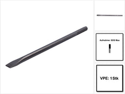 Makita D-34213 SDS-Max Koudbeitel - 25 x 400mm