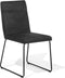 Set van 2 eetkamerstoelen NEVADA Donkergrijs