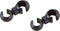 Roteerhaken Elvedes Ø4,3mm - 5,0mm PVC - zwart (4 stuks)
