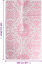 vidaXL - Buitenkleed - ARAKIL - 160x230 - cm - PP - roze
