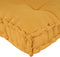 vidaXL - Palletsofa - Kussen - met - Arm- - en - Rugsteun - Geel - Stof
