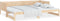 vidaXL - Slaapbank - uitschuifbaar - massief - grenenhout - 2x(90x190) - cm