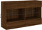 vidaXL - Tv-wandmeubel - met - LED - 98,5x30x60,5 - cm - bruin - eikenkleur