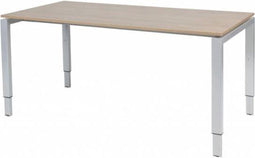 Verstelbaar Bureau - Domino 160x80 Havana Kersen - alu frame