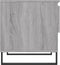 vidaXL - Salontafel - 50x46x50 - cm - bewerkt - hout - grijs - sonoma - eikenkleurig