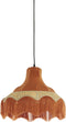 Light & Living Hanglamp Mizia - Velvet en webbing - 40cm - Oranje