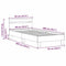 vidaXL Artisan - Bedframe - Tweepersoons - 203 x 95 x 70 cm - Bewerkt hout - Eikenkleur