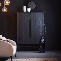 Light & Living - Kast ABAGE - 120x40x180cm - Zwart