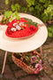 Mica Decorations Bord Aardbei - L36 x B29 x H3 cm - Rood
