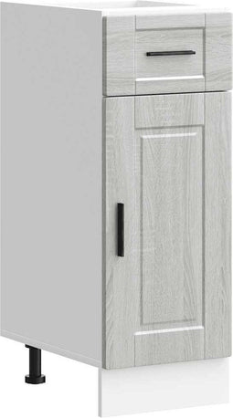 vidaXL - Keuken - onderkast - "Porto" - bewerkt - hout - grijs - sonoma - eiken
