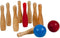 Outdoor Play Bowlen - Bowling - Berkenhout - 9 kegels 2 ballen - vanaf 3 jaar