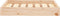 vidaXL - Hondenmand - 61,5x49x9 - cm - massief - grenenhout