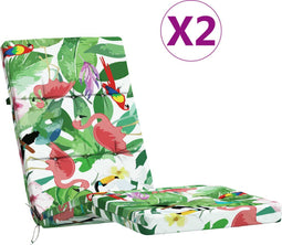 vidaXL - Stoelkussens - 2 - st - oxford - stof - meerkleurig
