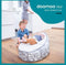 Babymoov doomoo nid - baby transat - evolutif & multifunction pouf van geboorte - zilverbloem