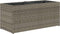 vidaXL - Plantenbak - met - 2 - potten - 72x30x32 - cm - poly - rattan - grijs